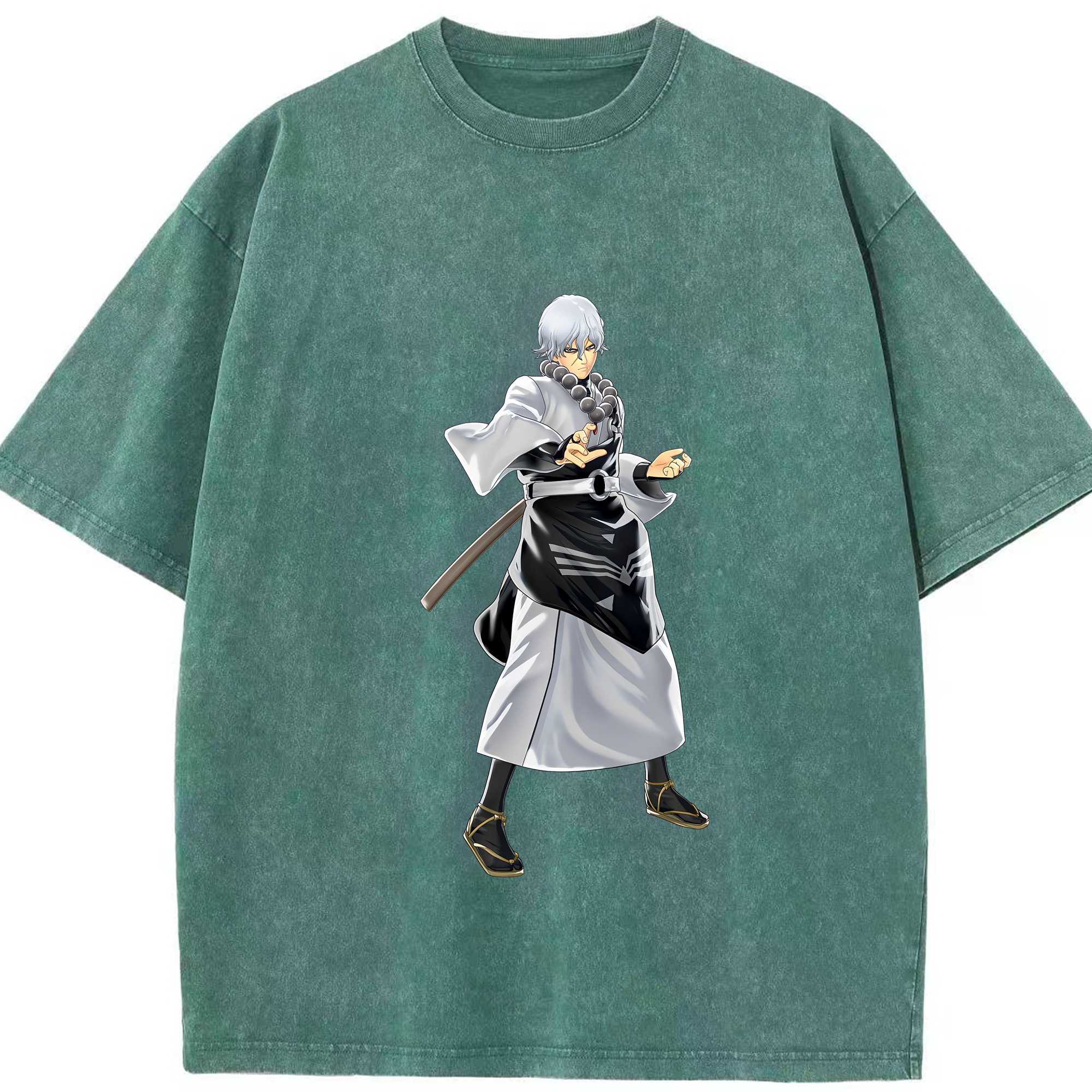 （画像用） ぎんたま 坂田銀時（さかたぎんとき） 神楽 志村新八（しむら しんぱち） GINTAMA Sakata Gintoki Kagura Shimura Shinpachi 綿100% ヴィンテージ風 半袖Tシャツ（フロントプリント）